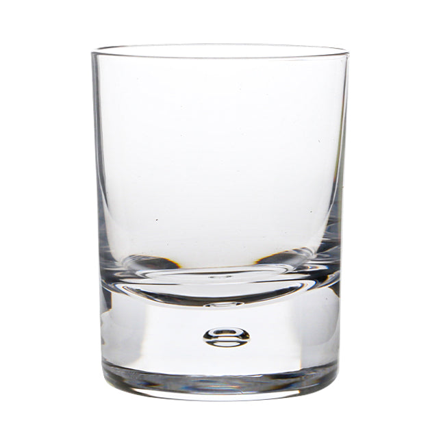 Set of 2 Dartington Crystal Exmoor whisky tumblers, 220ml, elegant glassware for whiskey drinking, clear and stylish design