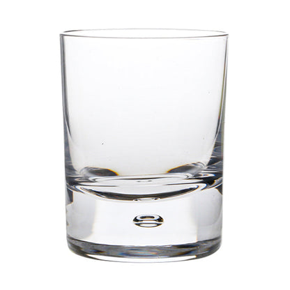 Set of 2 Dartington Crystal Exmoor whisky tumblers, 220ml, elegant glassware for whiskey drinking, clear and stylish design
