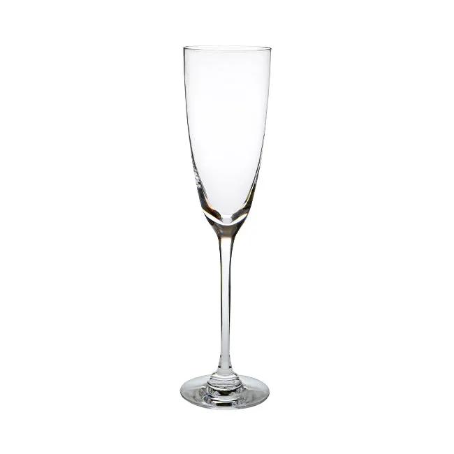 Set of two Dartington Crystal Rachael Champagne Flutes with 250ml capacity, elegant glassware for sparkling wine.