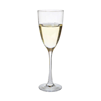 Set of two Dartington Crystal Rachael white wine glasses, 240ml, elegant glassware for serving white wines, by Glassware UK.