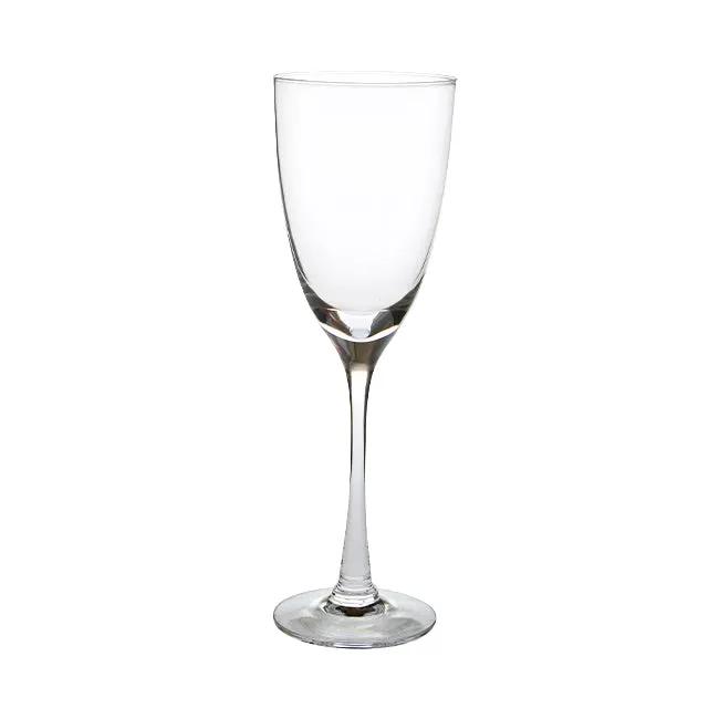 Set of two Dartington Crystal Rachael white wine glasses, 240ml, with clear, elegant glassware for serving white wine.