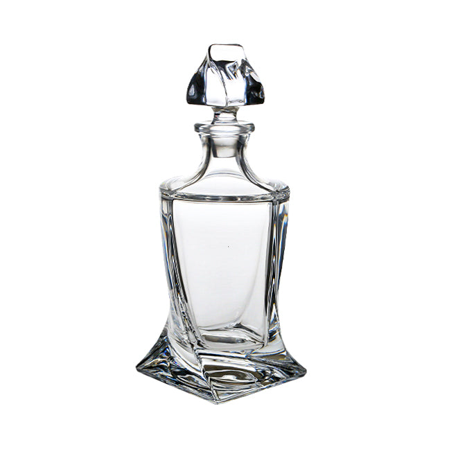Crystalite 3-piece whisky decanter set by Glassware UK, featuring a 0.85L crystal decanters with elegant design.