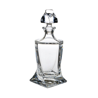 Crystalite 3-piece whisky decanter set by Glassware UK, featuring a 0.85L crystal decanters with elegant design.
