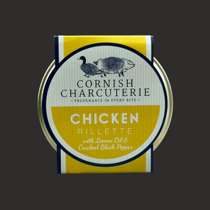 CORNISH CHARCUTERIE CHICKEN RILLETTE W/ LEMON & BLACK PEPPER 125g