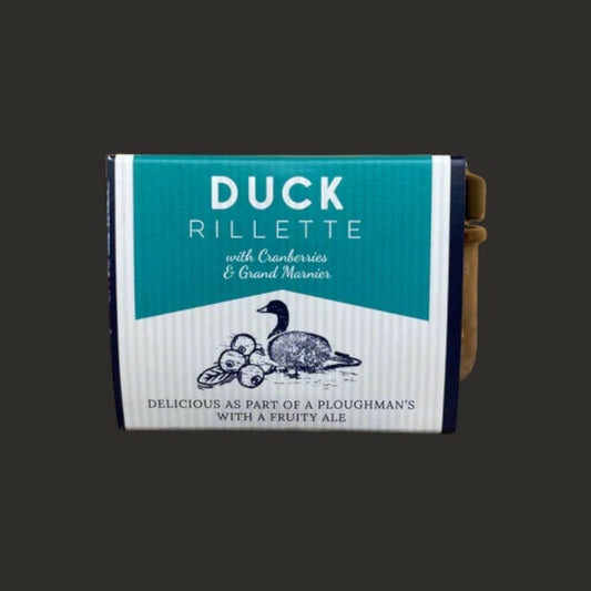 CORNISH CHARCUTERIE DUCK RILLETTE W/ GRAND MARNIER 125g.