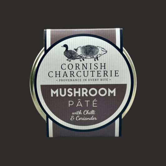 CORNISH CHARCUTERIE MUSHROOM PÂTÉ WITH CHILLI & CORIANDER 125g