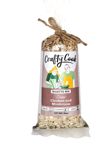 Gluten Free Risotto 3 packs, 6 meals, one box, just add water. Crafty Cook easy fuss free meals