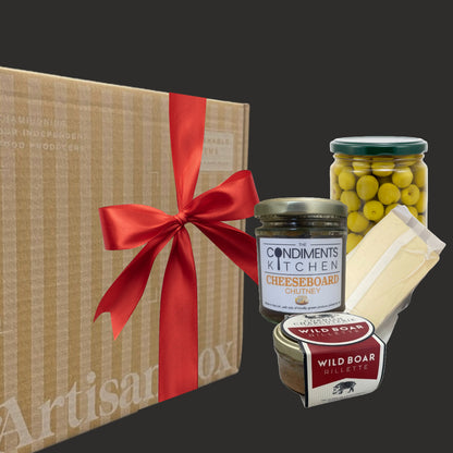 ARTISAN 'PICKY BITS' CHEESE & CONDIMENTS BOX