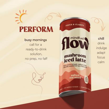 Lion's Mane Oat Latte - Salted Caramel 6x250ml