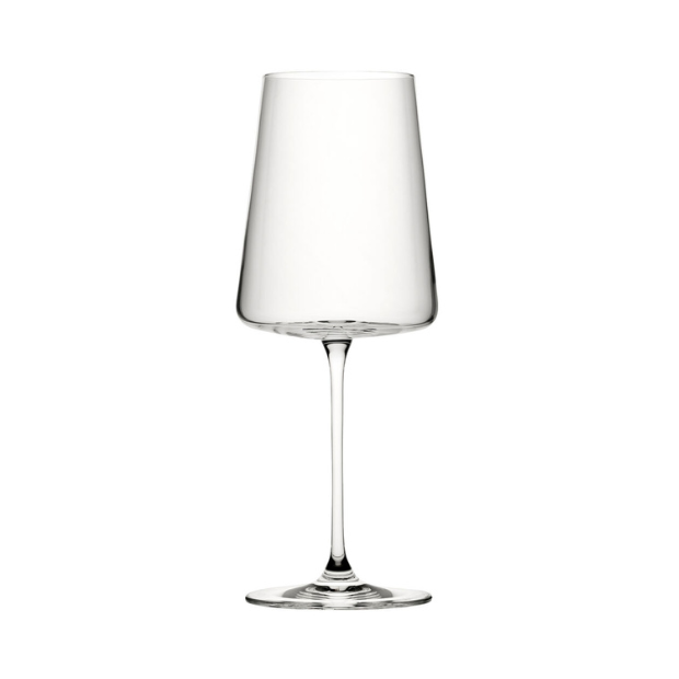 Set of six Bordeaux wine glasses by Glassware UK, 680ml capacity with elegant design, perfect for serving red wines.