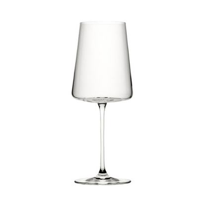 Set of six Bordeaux wine glasses by Glassware UK, 680ml capacity with elegant design, perfect for serving red wines.