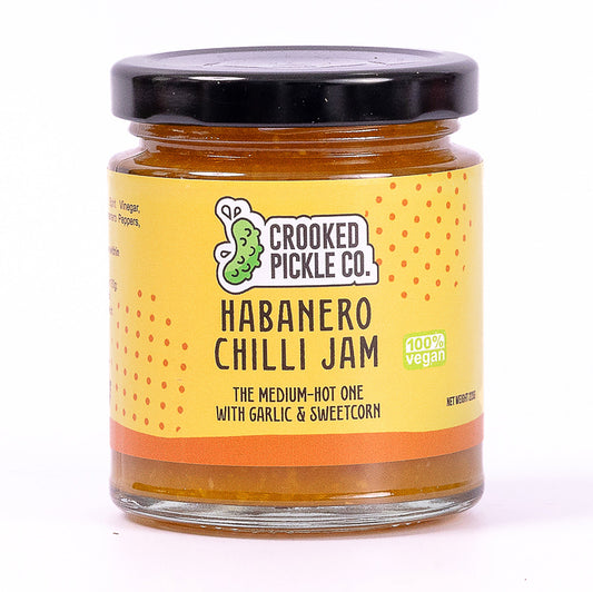 Habanero Chilli Jam – with Sweetcorn & Yellow Pepper (210g)