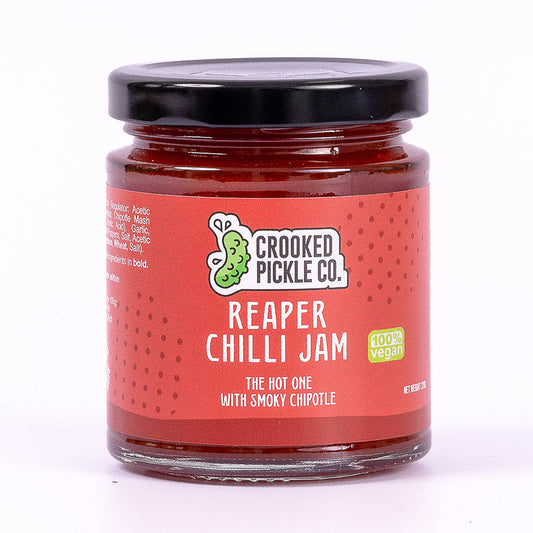 Reaper Chilli Jam – Intense Heat with Chipotle & Soy (210g)
