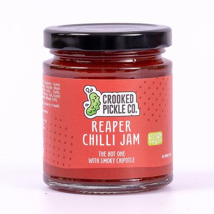 Reaper Chilli Jam – Intense Heat with Chipotle & Soy (210g)
