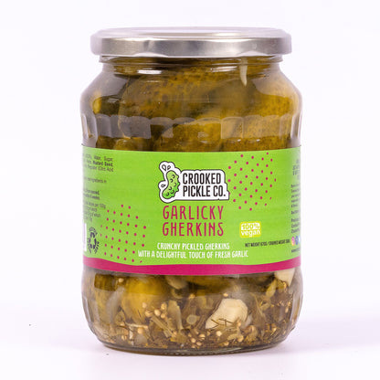 Garlicky Gherkins