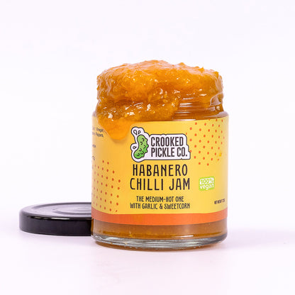 Habanero Chilli Jam – with Sweetcorn & Yellow Pepper (210g)