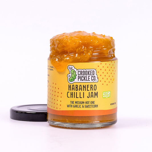 Habanero Chilli Jam – with Sweetcorn & Yellow Pepper (210g)