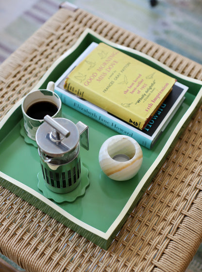 Allegra Wiggle Tray in Green