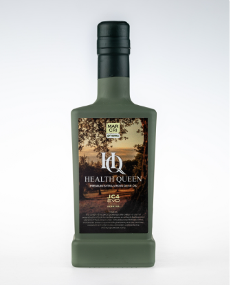 Corfiot Gold high polyphenol extra virgin olive oil in 250ml bottle from The Greek Deli Club, showcasing a clear glass bottle with golden oil.