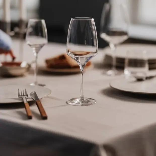 Set of six Stolzle Experience red wine glasses from Glassware UK, 450ml capacity, clear and elegant for fine wine drinking.