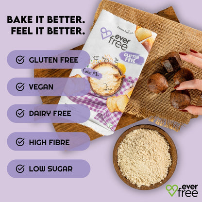 EverFree Gluten Free Cake Mix 350g - Pack of 3