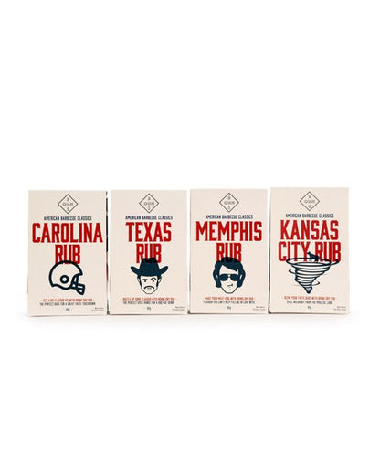 All 4 of BOHNS American Classic BBQ Rubs
