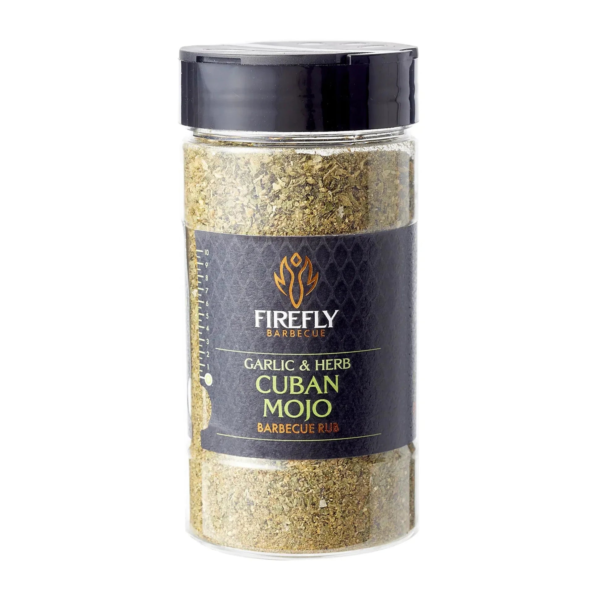 FireFly Barbecue 3-pack of herb-based BBQ rubs including garlic, herb, and Cuban mojo flavors in a gift bundle.