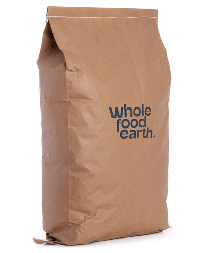 Organic ground coriander from Whole Food Earth, a finely ground herb and spice with a warm, citrusy aroma for cooking and seasoning.