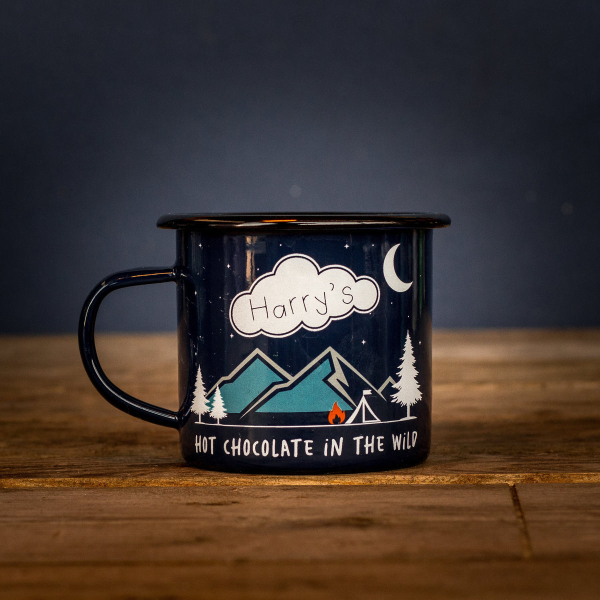 Harry's Hot Chocolate making kit in a gift box, includes hot chocolate mix and accessories for crafting delicious beverages.