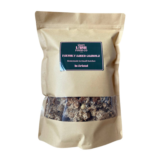 CHOCOLATE SPECIAL  -  Freshly Baked Granola, Homemade in Small Batches in Bristol - With Nuts, Seeds and Dark Chocolate Chips