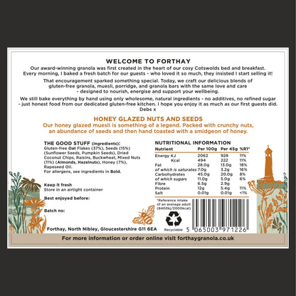 Forthay Granola Luxury Muesli w/ Honey Nuts & Seeds 450g
