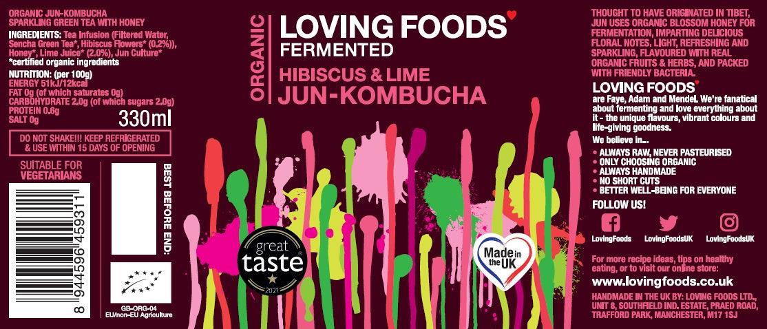 roselle Kombucha ingredients