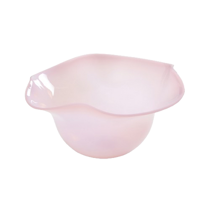 The Antonia Murano Ruffle Bowl in Pink