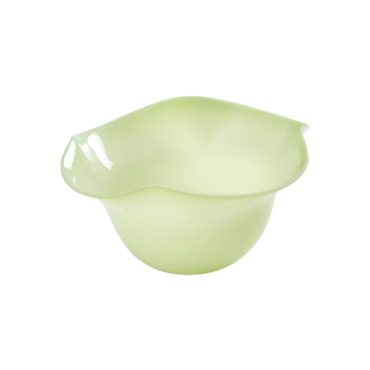 The Antonia Murano Ruffle Bowl in Green