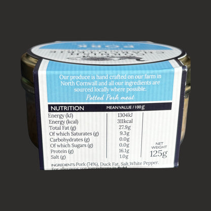 Cornish Charcuterie Traditional Pork Rillette 125g
