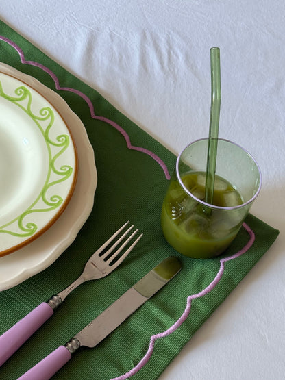 The Daphne Venetian Tumbler in Pink and Green