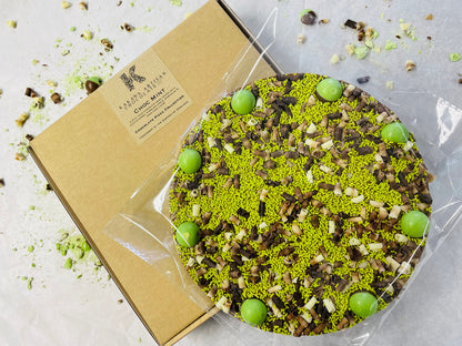 Choc Mint Milk Chocolate Pizza