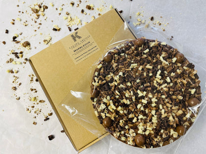 Marbleous Milk Chocolate Pizza