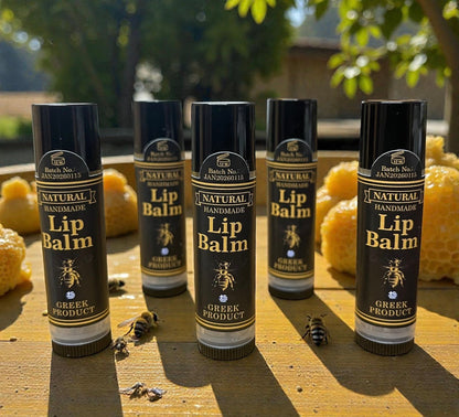 ORGANIC BEESWAX BALM Vanilla - TRADITIONAL GREEK RECIPE, Natural, Handmade (60ml, 120ml)