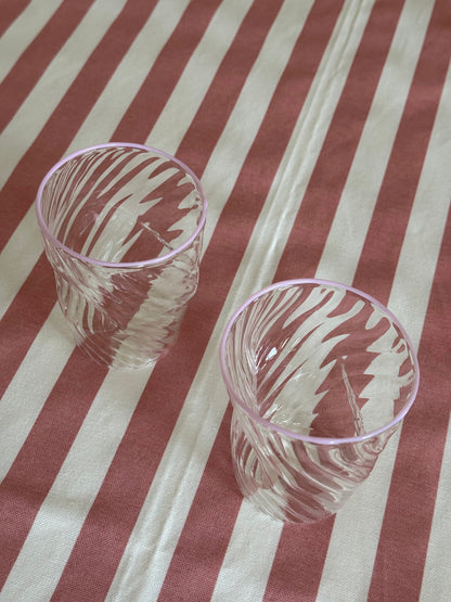The Adrienne Venetian Tumbler in Pink