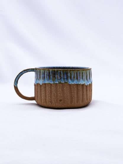 Handmade Terra Stoneware Mug by Ribera Handmade Ceramics with a rustic ceramic finish and unique artisanal design.