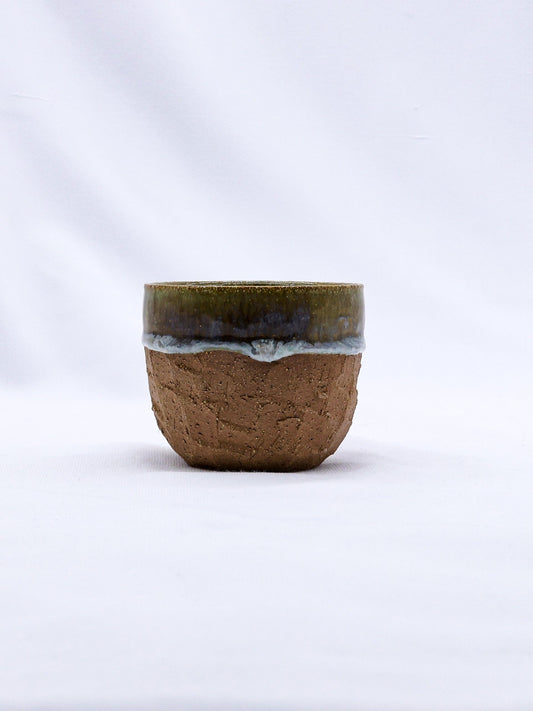Handmade Bluverde ceramic Terra Stoneware mug by Ribera Handmade Ceramics with a textured, artisanal finish.