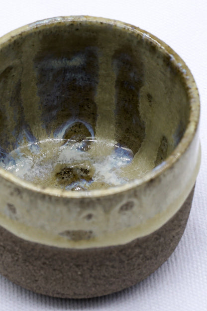 Grey ceramic espresso mug by Ribera Handmade Ceramics, Picollo Picollo series, featuring a handcrafted stoneware design.