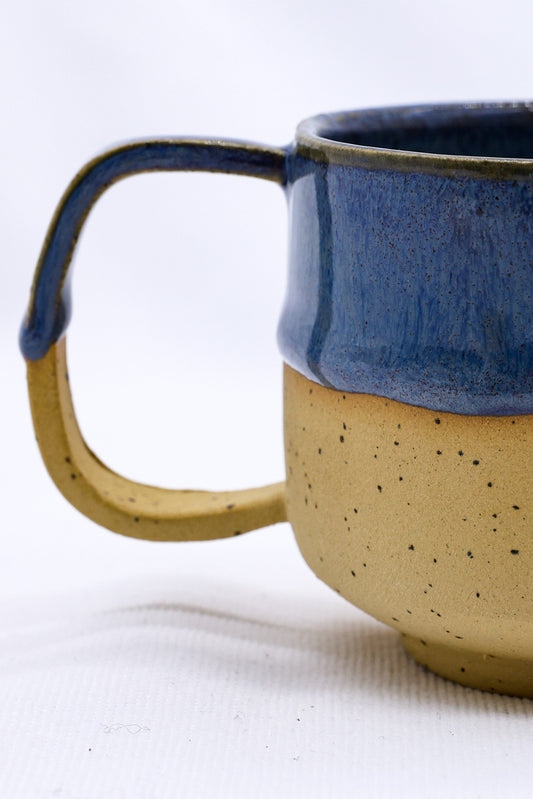 Ribera Handmade Ceramics Bluvio Sienna stoneware ceramic mug with a handcrafted glazed finish and ergonomic handle.