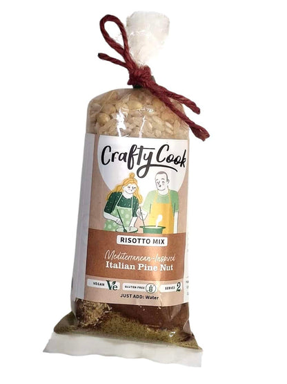 Gluten Free and Vegan Risotto Collection 3 packs, 6 meals, one box, just add water. Crafty Cook easy fuss free meals