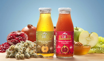 ICE CRE TEA Cretan Mountain Tea with Apple & Grapes