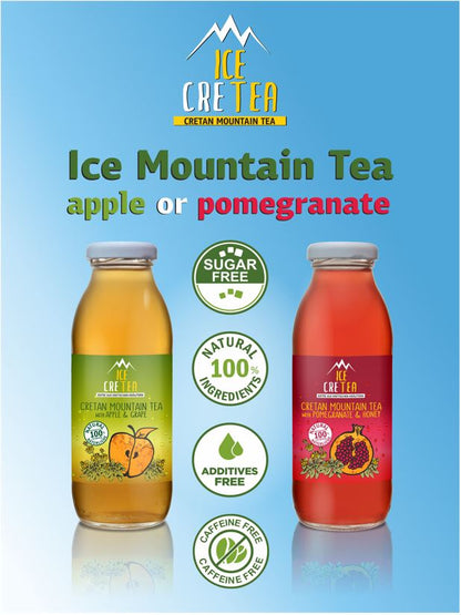 ICE CRE TEA Cretan Mountain Tea with Pomegranate & Thyme Honey