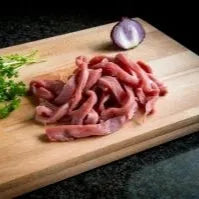 Primrose Herd Cornish Heritage Pork Tenderloin Stir Fry Strips in 500g pack, fresh and sliced for cooking