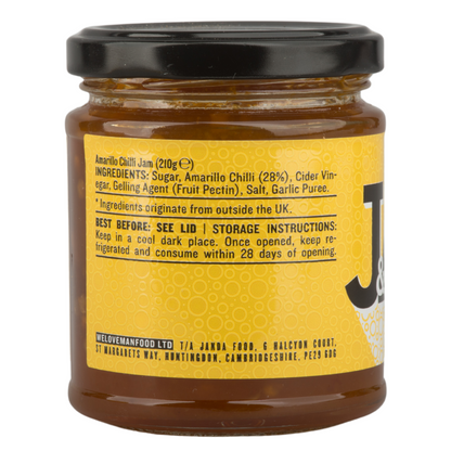 Amarillo Yellow Chilli Jam 210g | Sweet & Spicy Chilli Jam| Perfect accompaniment for cheese and barbecue food (Copy)