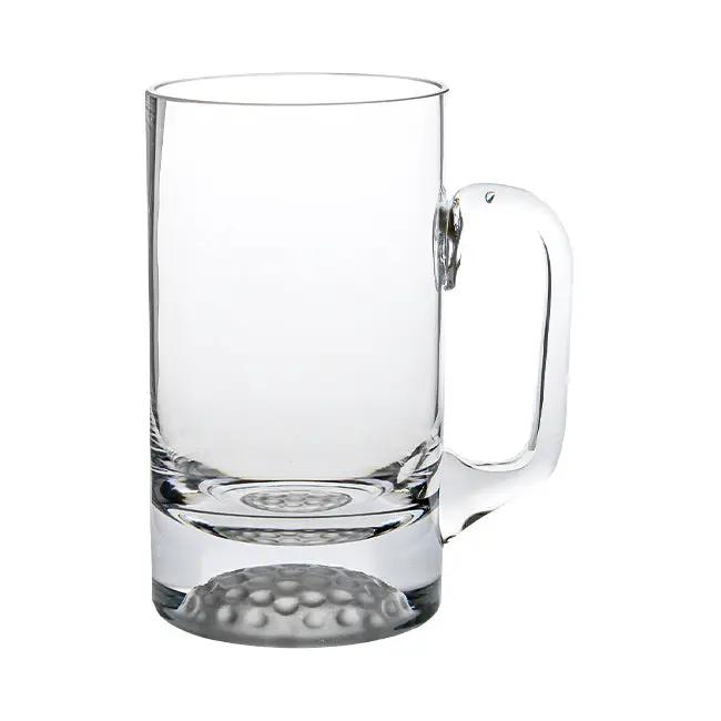 Gold ball glass tankard by Glassware UK, 268ml (1/2 pint), featuring a decorative gold ball design on clear glass.